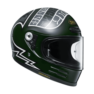 SHOEI Glamster HEIWA MOTORCYCLE Full-Face 全罩 復古 樂高帽 側面