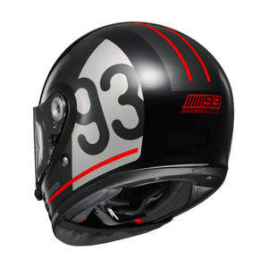 SHOEI Glamster MM93 COLLECTION CLASSIC Full-Face 全罩 復古 樂高帽 左後側