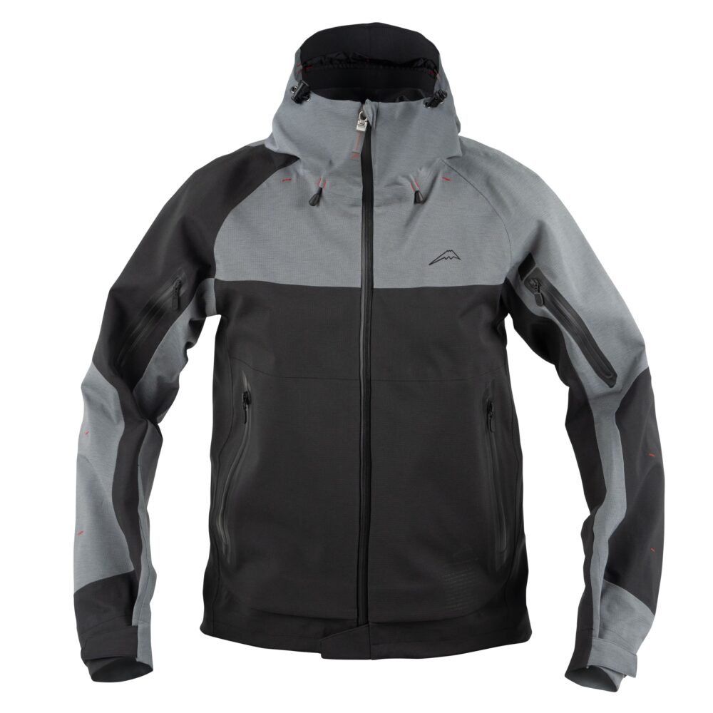 K-2434 3.0FLEXIBLE JACKET 灰黑 正